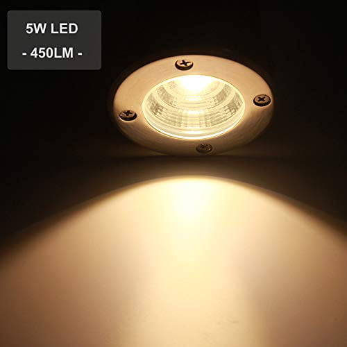 Professional Series 6-Watt LED Low Voltage Outdoor Landscape Well Light 